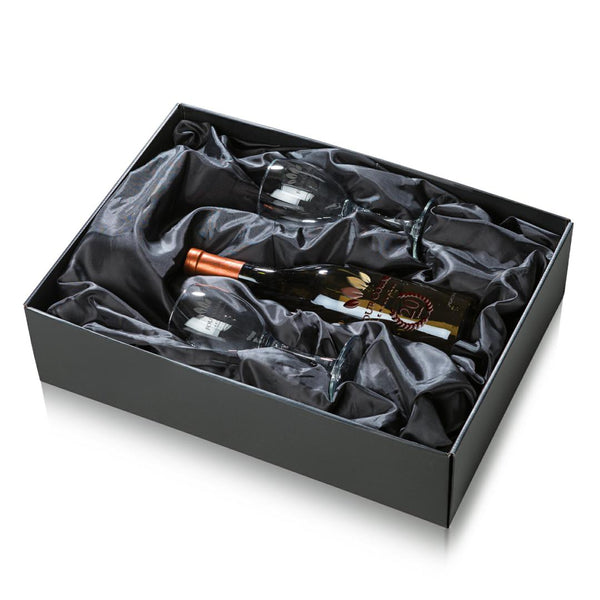 Carberry Wine Gift Set (BYOB Label & Glasses)