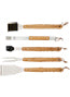 BBQ Set-5 Piece Bamboo in Zippered Case