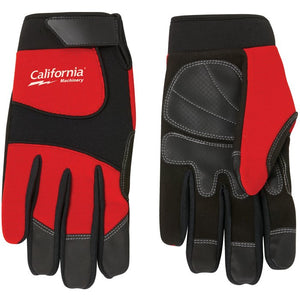 Synthetic Leather Palm Mechanic Style Glove 